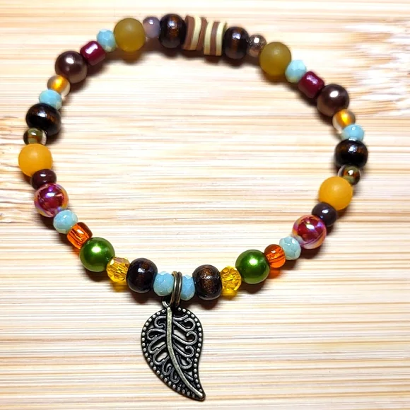 Set Of Three Stem Green Bracelets - Picture 4 of 5